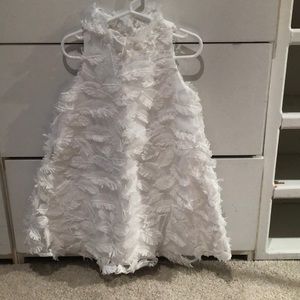 Like new white feather dress